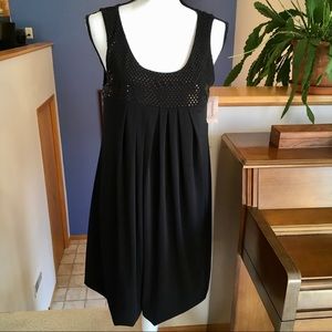 Sleeveless Dress with Sparkles on Top, Size 12